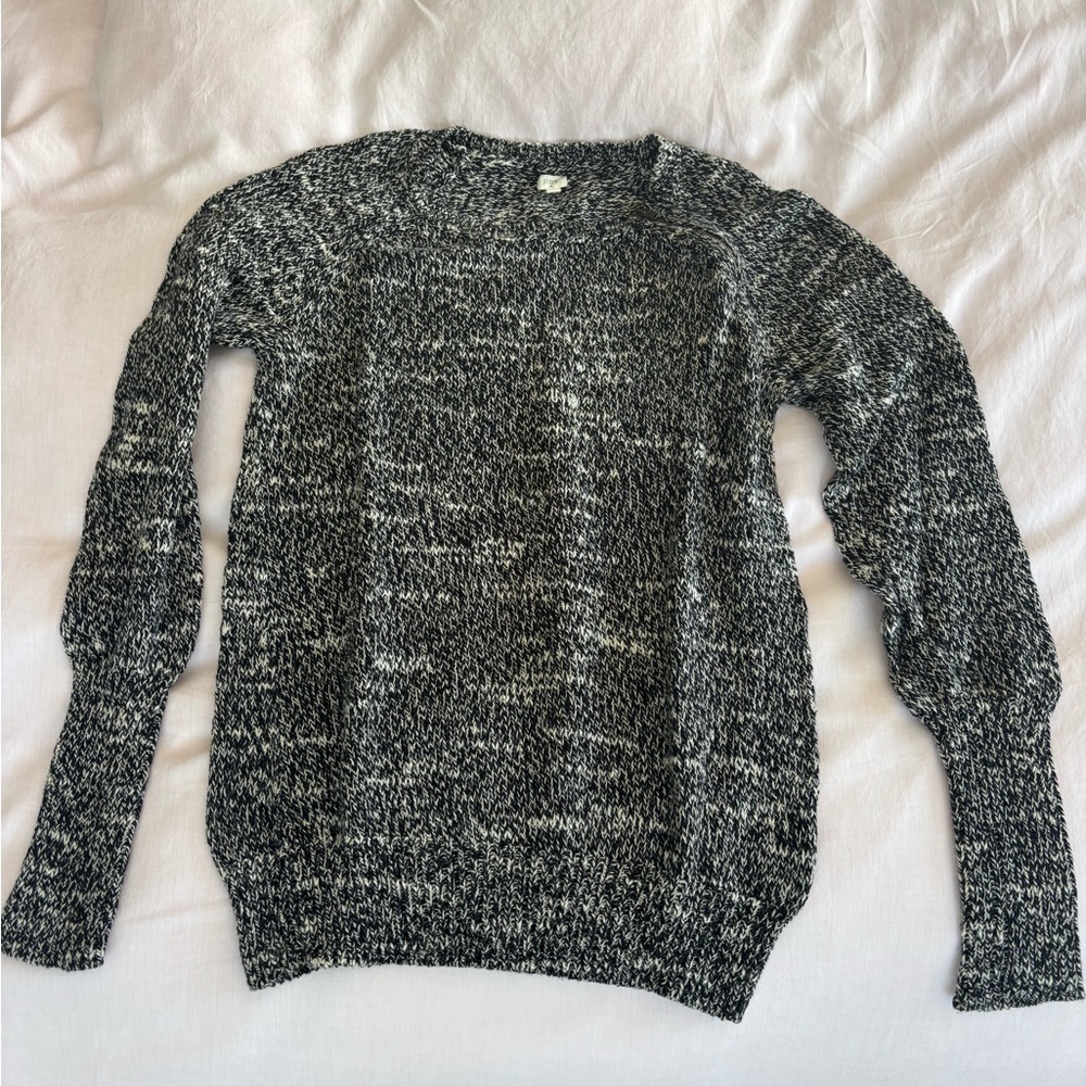 J. Crew Knit Sweater with zipper at shoulder